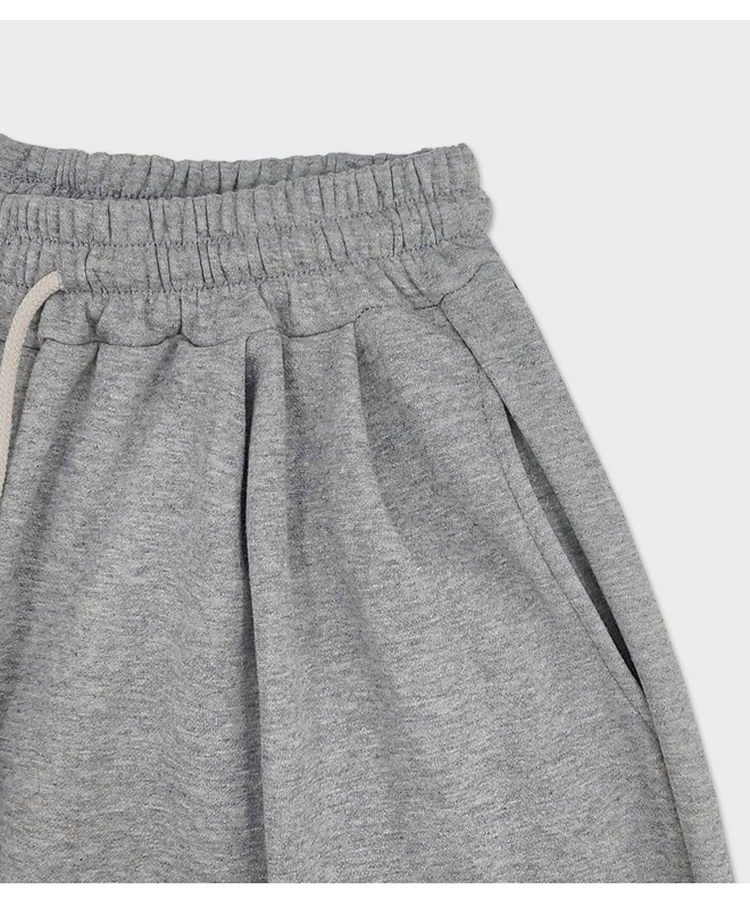 【起毛】72刺繍ピンタックワイドトレーニングパンツ(5color)