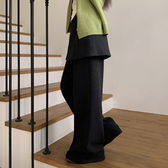 2ユーレイラップスカートパンツ BLACK