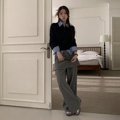 2ユーレイラップスカートパンツ GREY