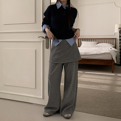 2ユーレイラップスカートパンツ GREY