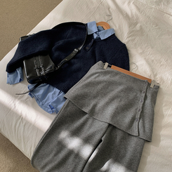 2ユーレイラップスカートパンツ