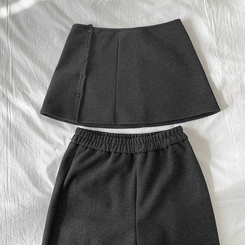 2ユーレイラップスカートパンツ