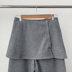 2ユーレイラップスカートパンツ