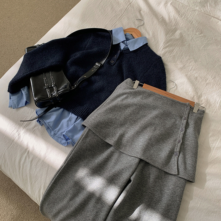 2ユーレイラップスカートパンツ