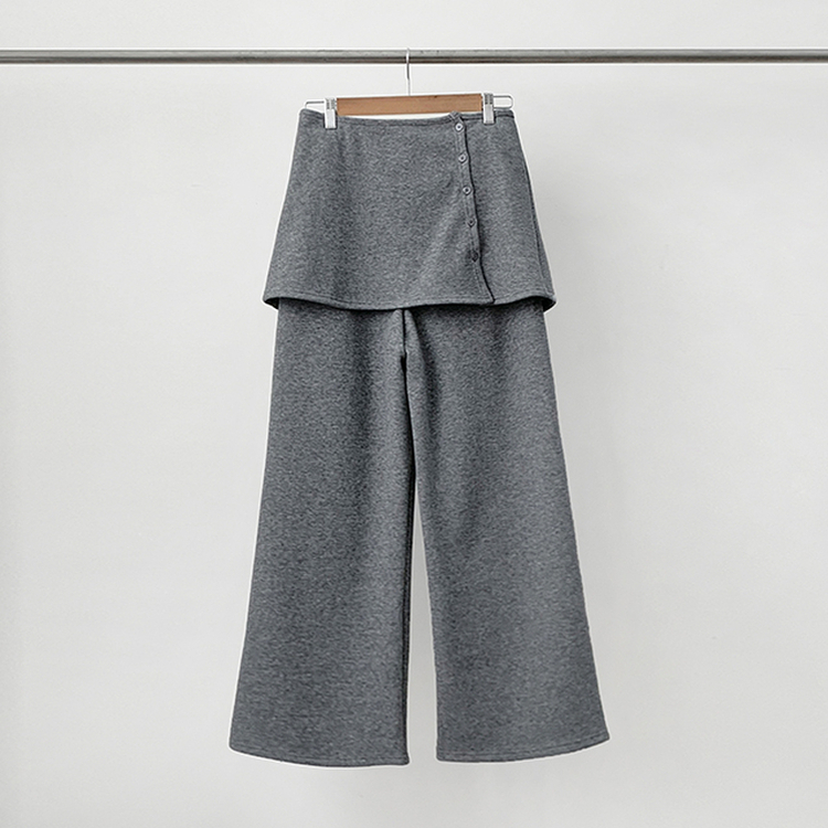 2ユーレイラップスカートパンツ