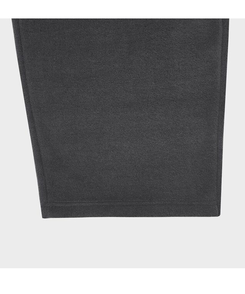 チェックポケットフリースバルーンワイドパンツ