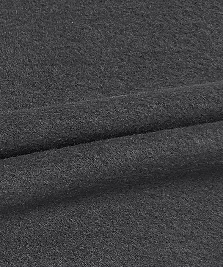 チェックポケットフリースバルーンワイドパンツ