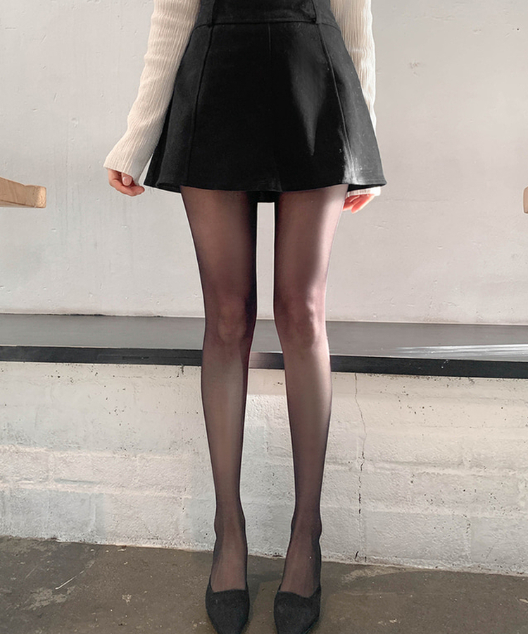 フレアミニスカート BLACK