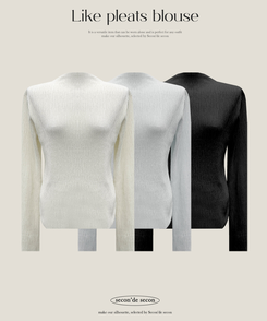 ライクプリーツブラウス