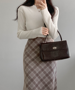 ライクプリーツブラウス IVORY