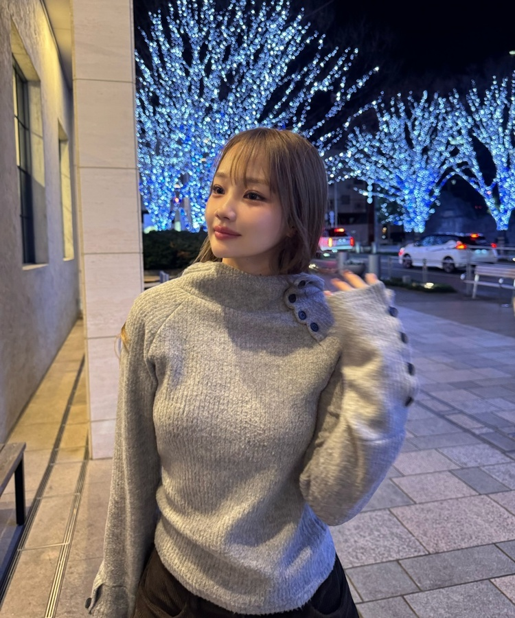 토모리 터들 버튼 후드 그레이