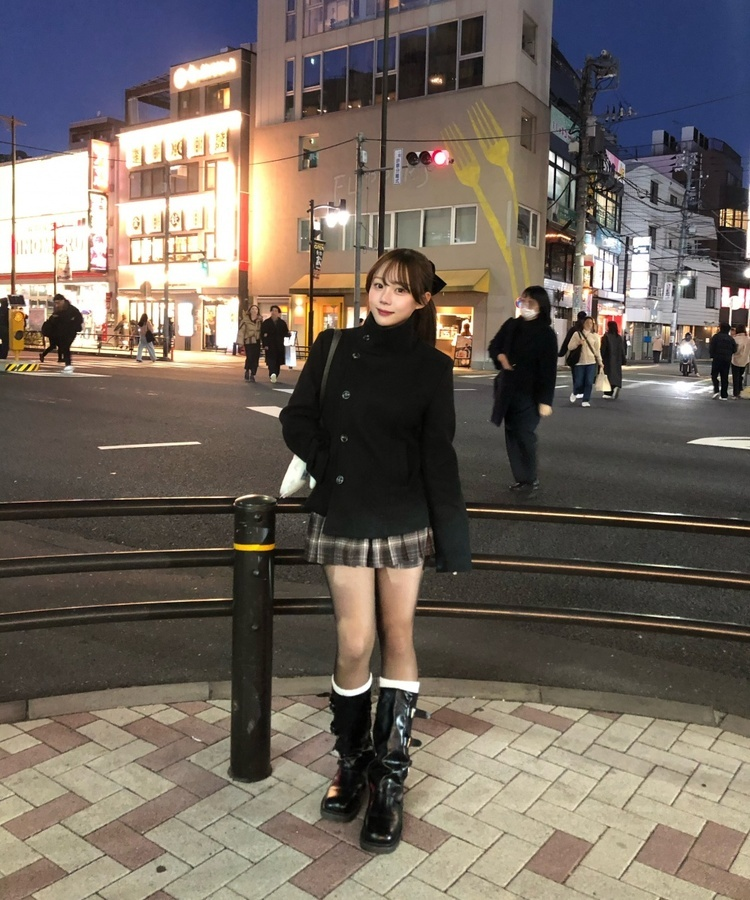 スリーベルトミドルブーツ BLACK