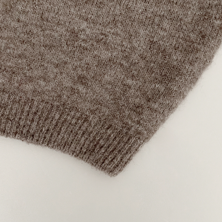 도톰따뜻 손목라벨 패치 보카시 오버핏 카라넥 아방핏 벌룬니트 빅사이즈 체형커버