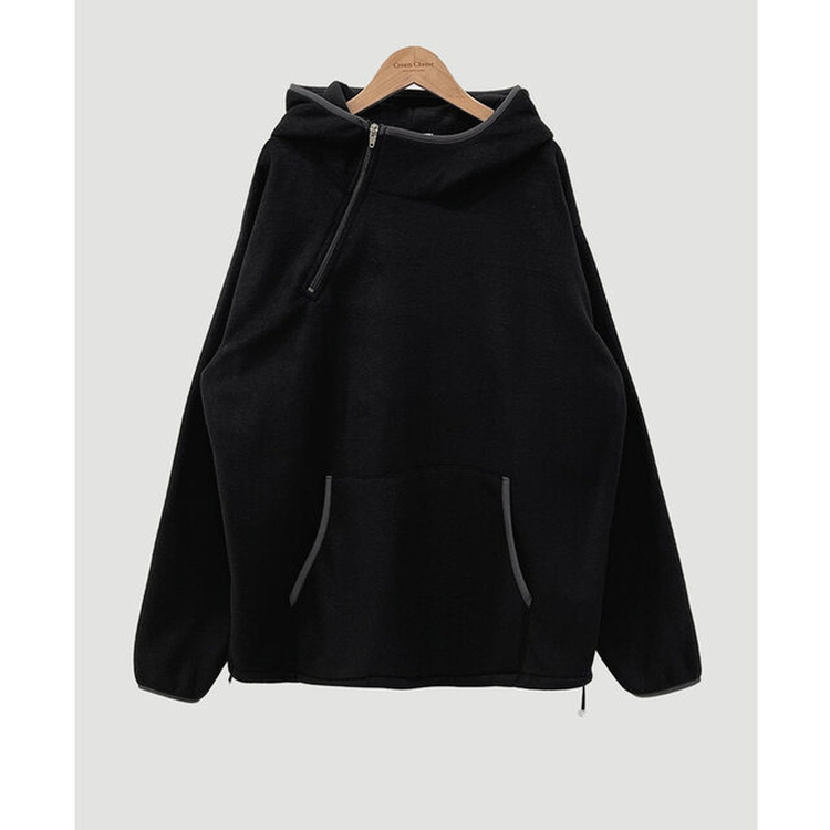 포근하게 스며드는 배색 후리스 후드티 t