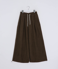 코듀로이 엉덩이 패치 기모 팬츠