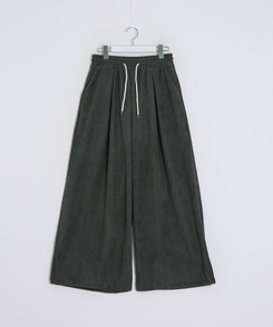 코듀로이 엉덩이 패치 기모 팬츠