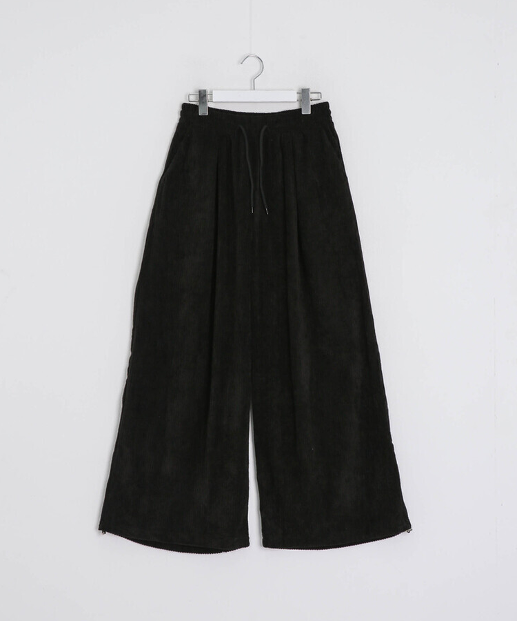 코듀로이 엉덩이 패치 기모 팬츠