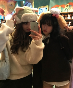 베이비 후드 워머 니트 아이보리