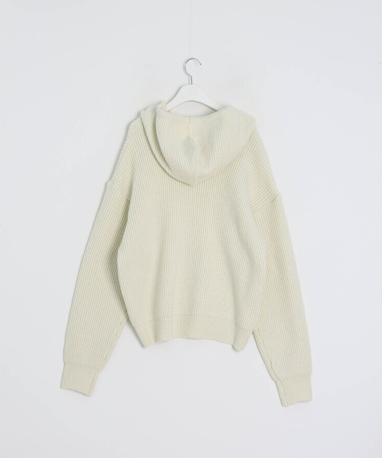 베이비 후드 워머 니트