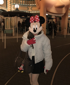 양면 뽀글이 크롭 패딩 그레이