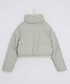 양면 뽀글이 크롭 패딩