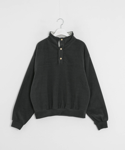 빈티지 하이넥 오버핏 후리스