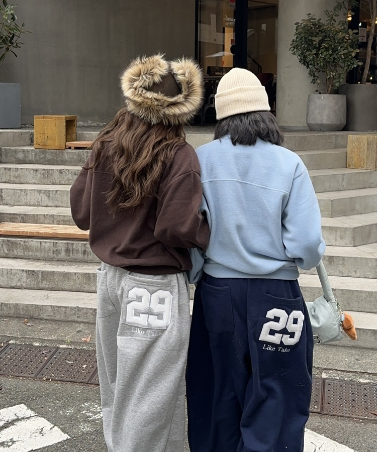 빈티지 하이넥 오버핏 후리스 브라운