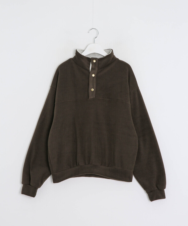 빈티지 하이넥 오버핏 후리스