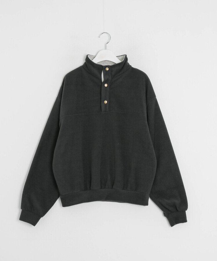 빈티지 하이넥 오버핏 후리스