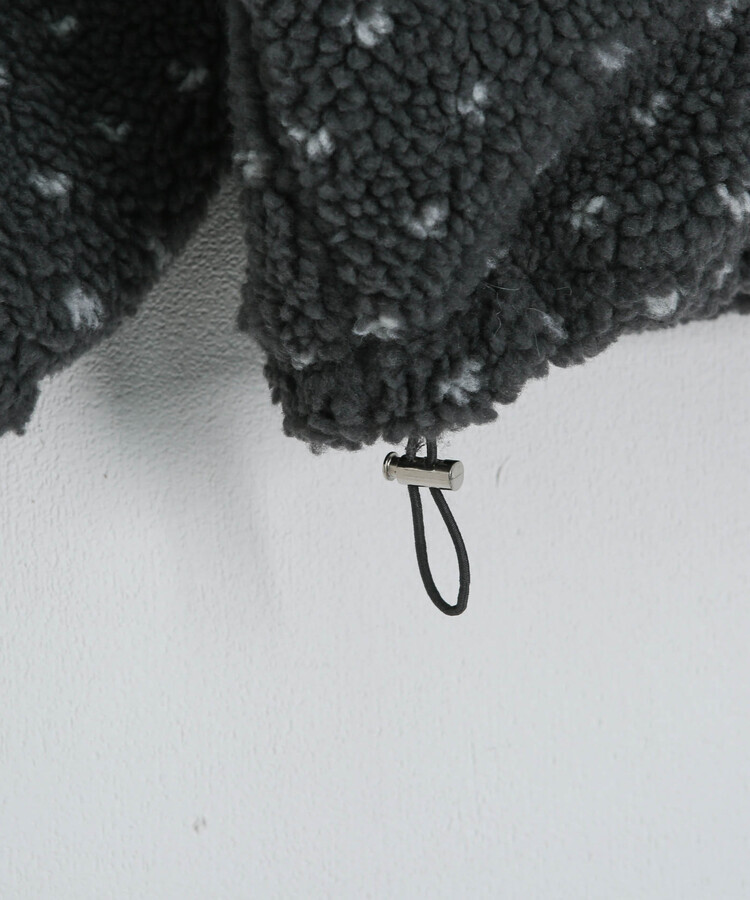 하트 뽀글이 누빔 점퍼