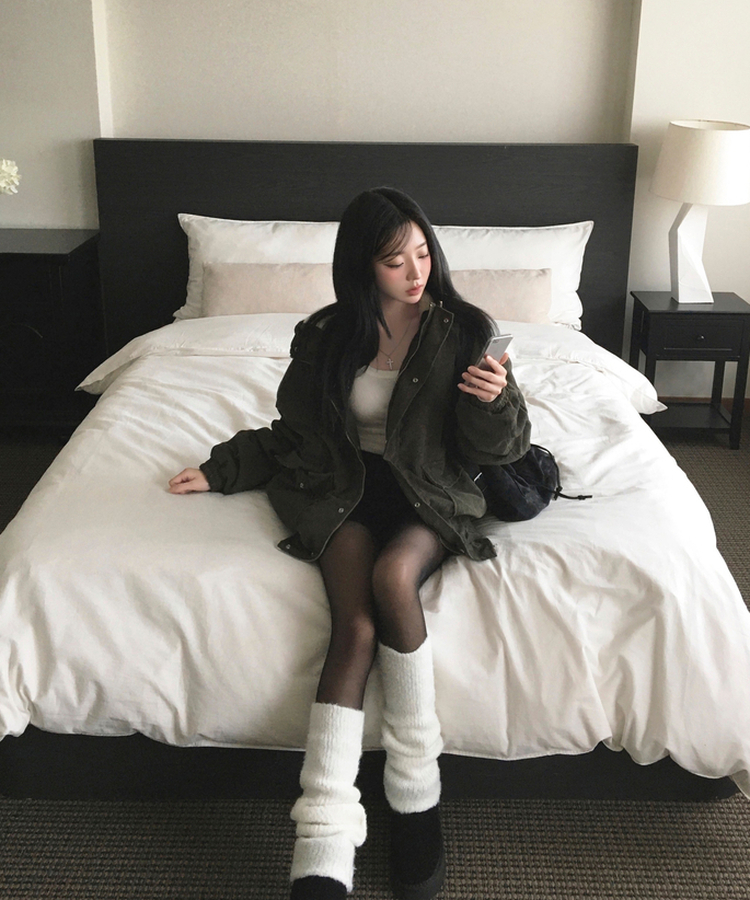 세루 포켓 복조리 스웨이드 가죽 미니 백팩 블랙