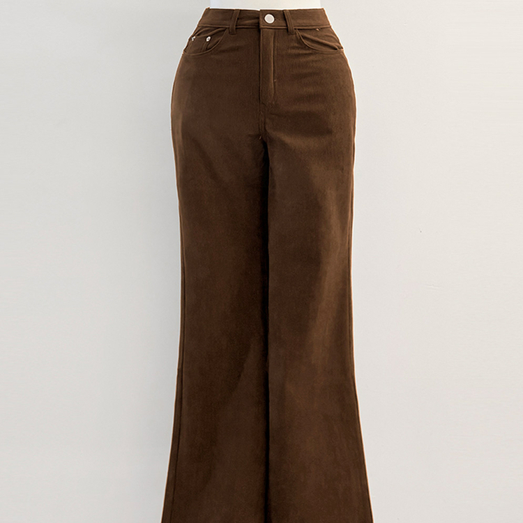 모카 코듀로이 골덴 부츠컷 스판 기모 팬츠