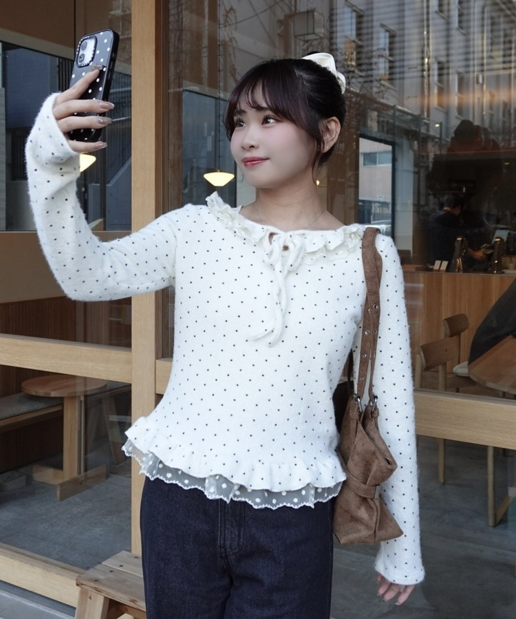 スエードベルトデザインショルダーバッグ GOLD BROWN