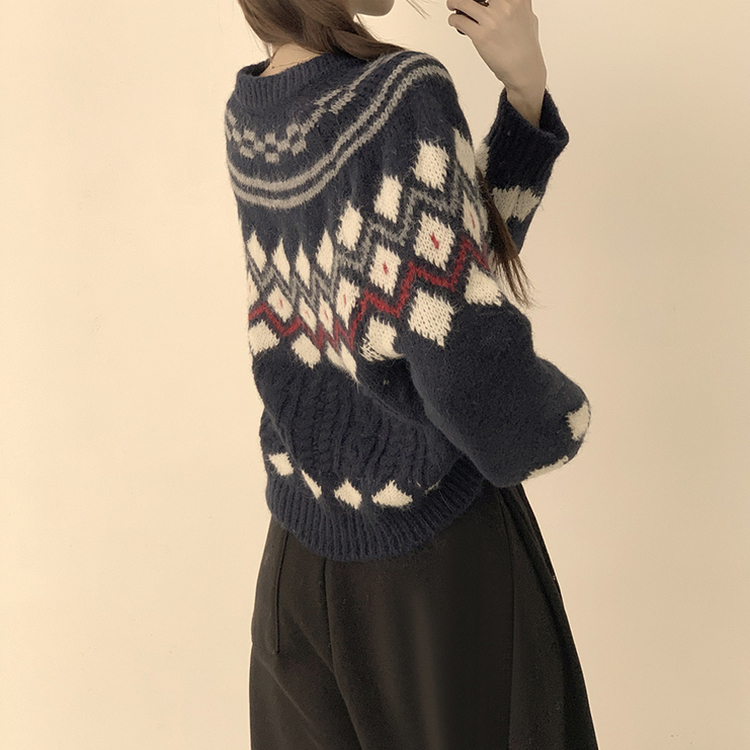 폭닥폭닥함의 정석 선샤인 라운드 겨울 도톰 긴팔 니트 가디건 오버핏 버튼 아우터 루즈핏 상의 3color