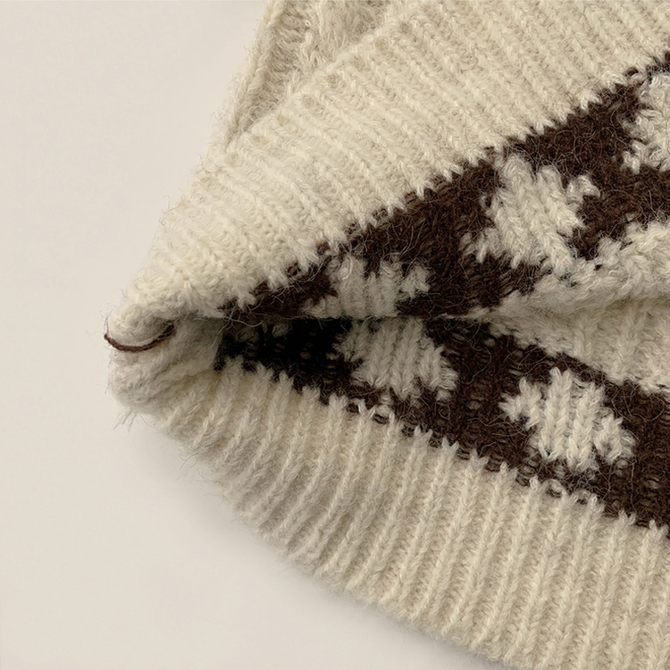 폭닥폭닥함의 정석 선샤인 라운드 겨울 도톰 긴팔 니트 가디건 오버핏 버튼 아우터 루즈핏 상의 3color