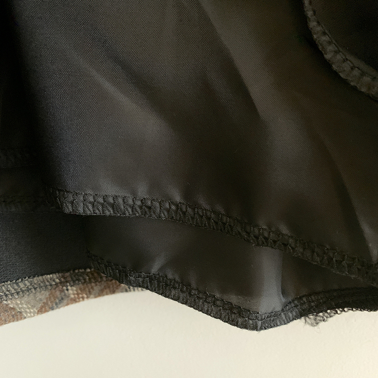 긱체크 겨울 속바지 h라인 미니 스커트치마