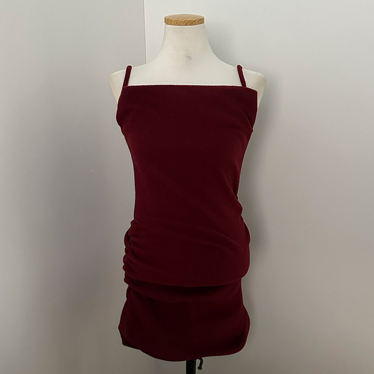 신디 포근 기모 나시 원피스 볼레로 가디건 투피스 세트