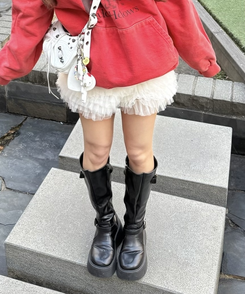 ふわふわショートパンツ IVORY