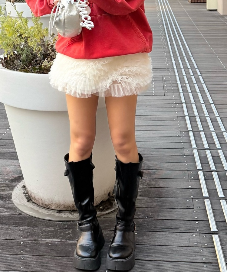 ふわふわショートパンツ IVORY