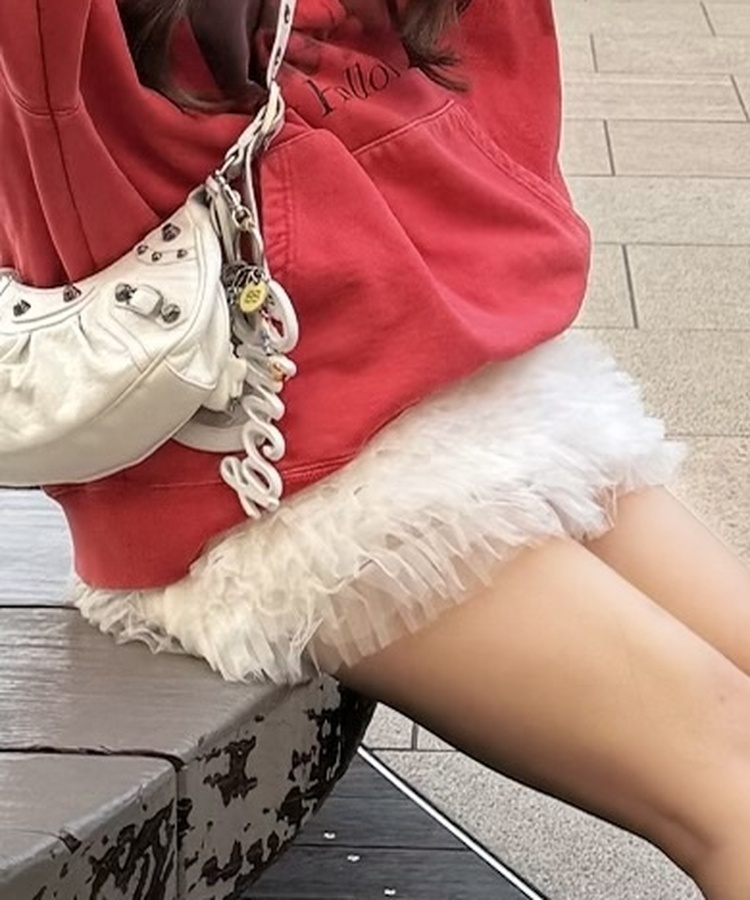 ふわふわショートパンツ IVORY