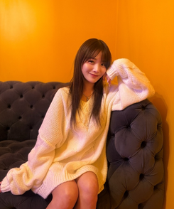 ケーブル編みVネックロングニットワンピース IVORY