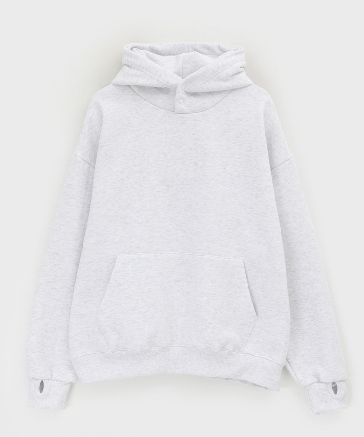 헷투 기모 버튼 후드티