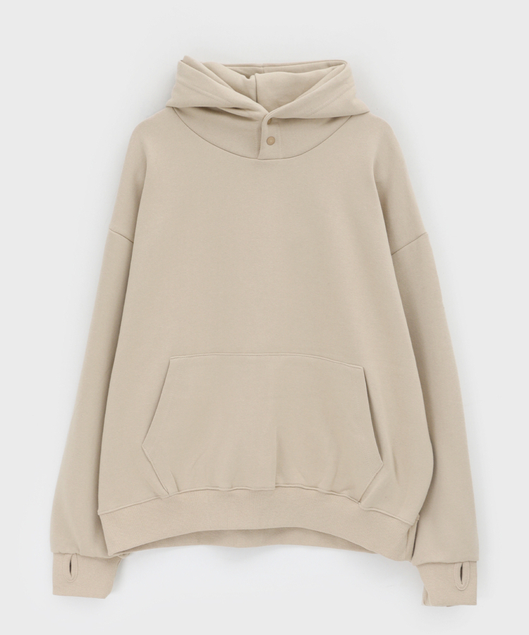 헷투 기모 버튼 후드티