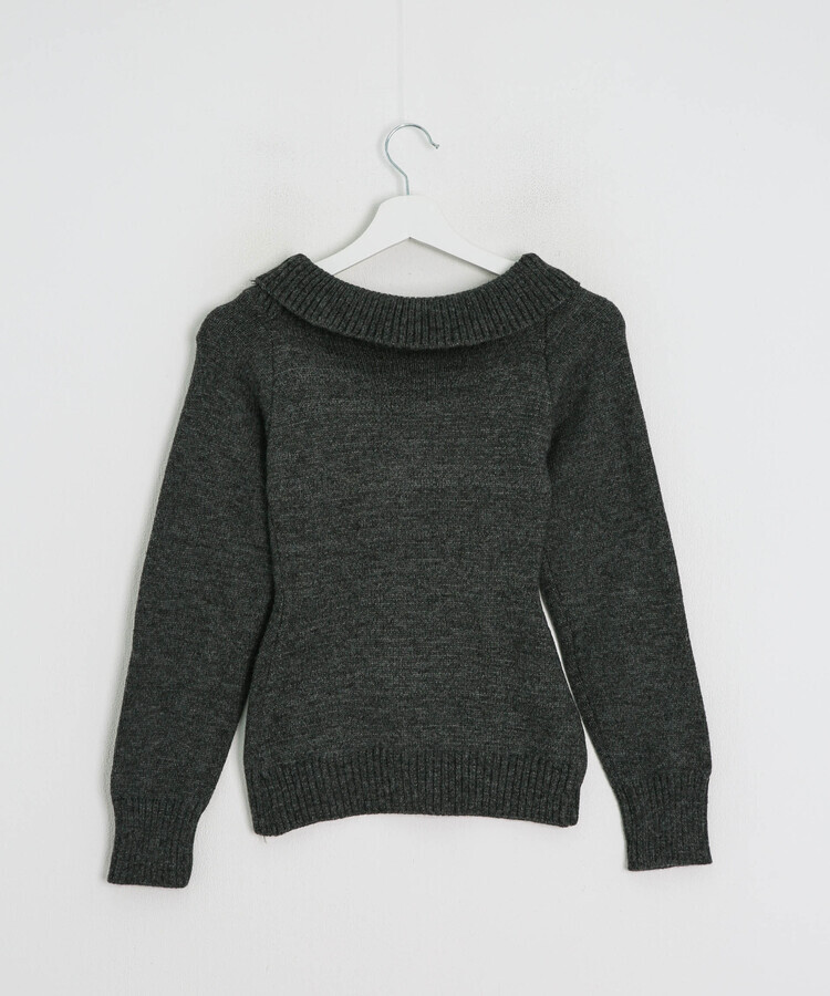 オフショルダーニットトップス