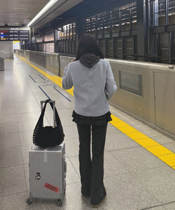 ベルベッドスカート付きパンツ BLACK