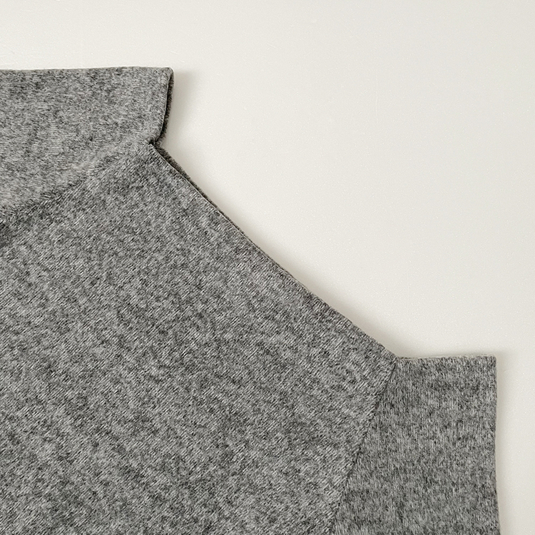 손등덮는 여리핏 오프숄더 겨울 기모 슬림핏 긴팔티셔츠 크리스마스룩 파티룩