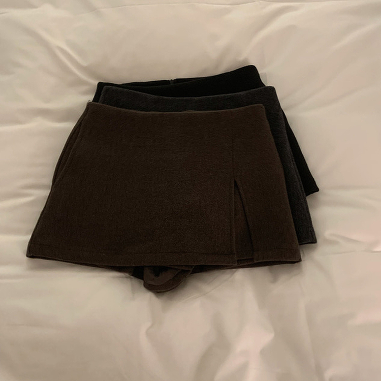 모직 슬릿 스커트 sk