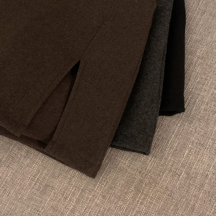 모직 슬릿 스커트 sk