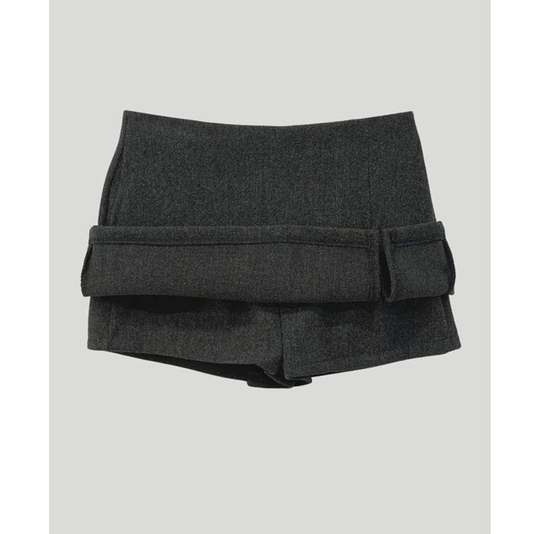 모직 슬릿 스커트 sk