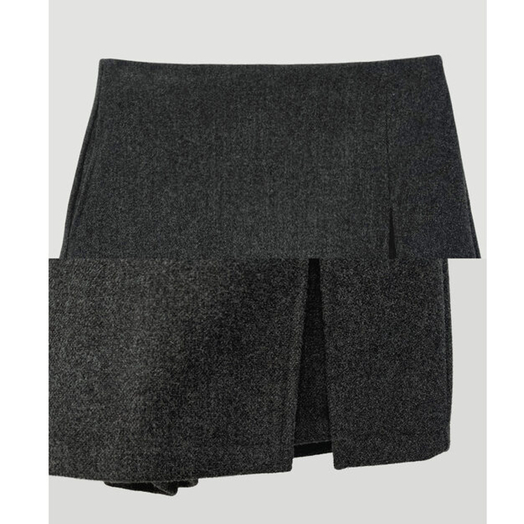 모직 슬릿 스커트 sk